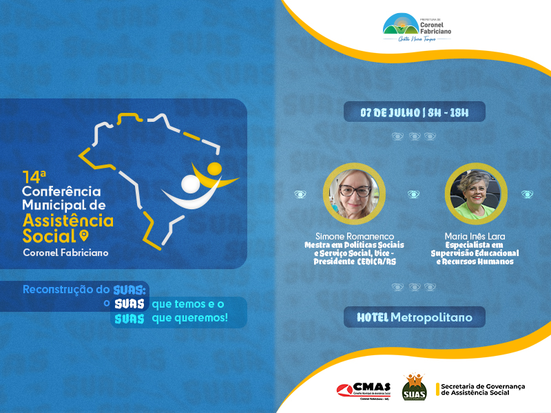 Coronel Fabriciano realiza 14ª Conferência Municipal de Assistência Social