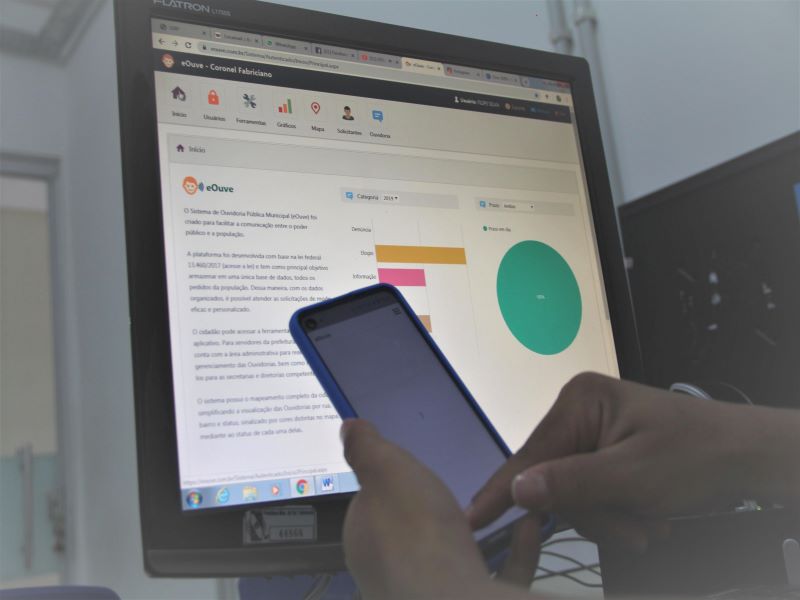 Ouvidoria Digital de Fabriciano completa 3 anos com índice de satisfação do cidadão acima de 80%