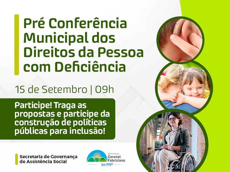 Fabriciano realiza Pré-conferência dos direitos da pessoa com deficiência