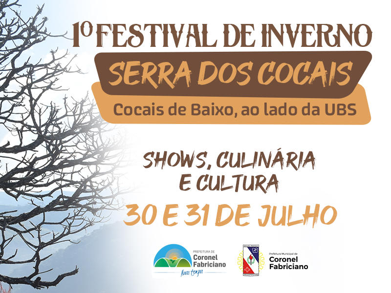 Festival de Inverno reunirá grande público nesse fim de semana na Serra dos Cocais