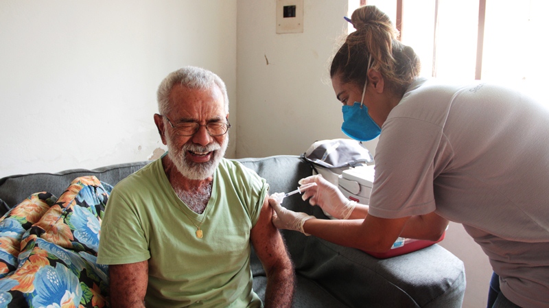 Mais de 85% dos idosos de Fabriciano já foram imunizados contra a gripe