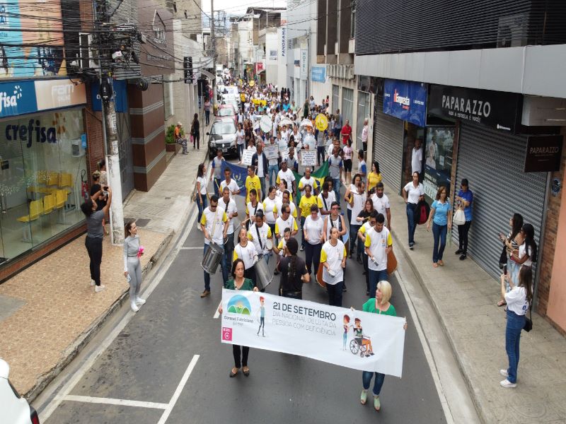Caminhada e prestação de serviços marcam o Dia Nacional de Luta da Pessoa em Fabriciano