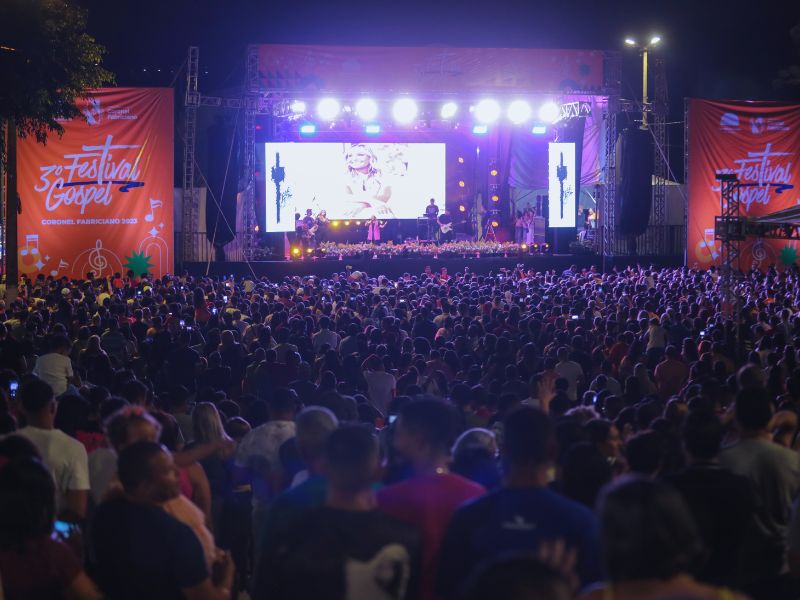 3° Festival Gospel repete sucesso das edições anteriores e reúne milhares de pessoas em Fabriciano