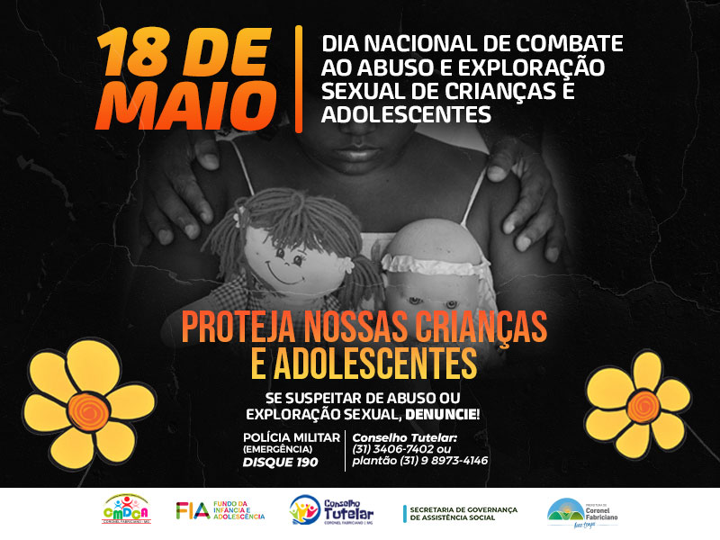 Assistência Social faz campanha contra abusos e exploração sexual de crianças e adolescentes