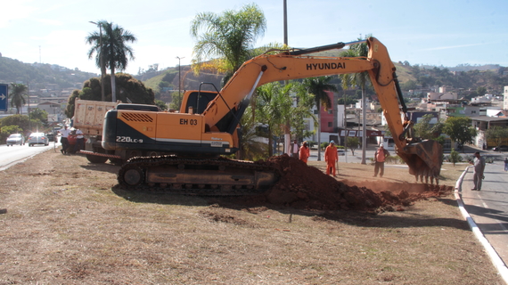 Fabriciano inicia obras do viaduto sobre a Avenida Magalhães Pinto