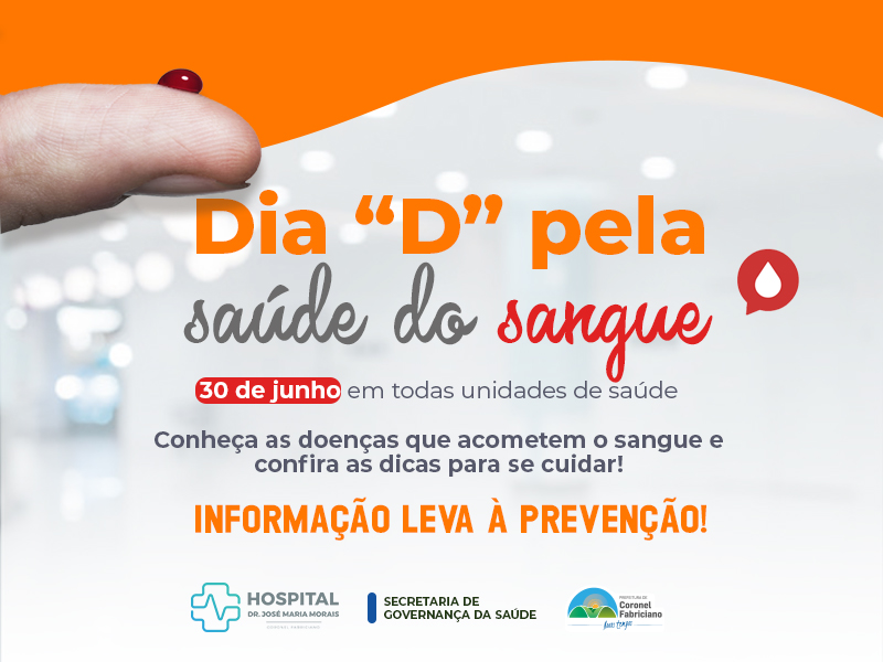 Fabriciano faz “Dia D” pela saúde do sangue com orientações e prevenção de doenças