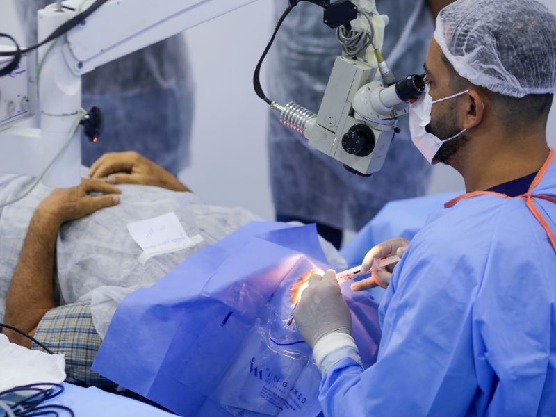 Fila zero! Pacientes são operados de catarata no CEM em Coronel Fabriciano
