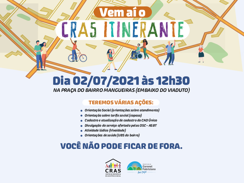 Coronel Fabriciano promove ação itinerante do CRAS para levar serviços e informação à população