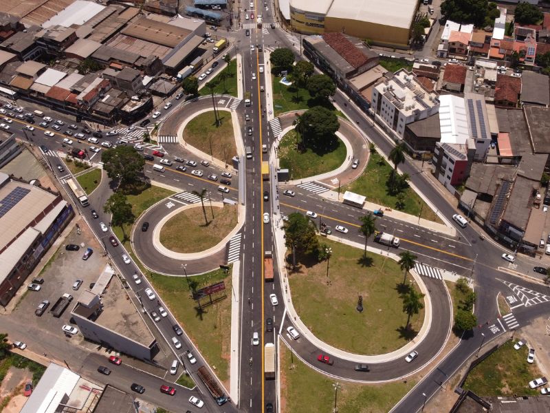 Novo Viaduto no trevo de Fabriciano é entregue à população e trânsito de veículos já está liberado