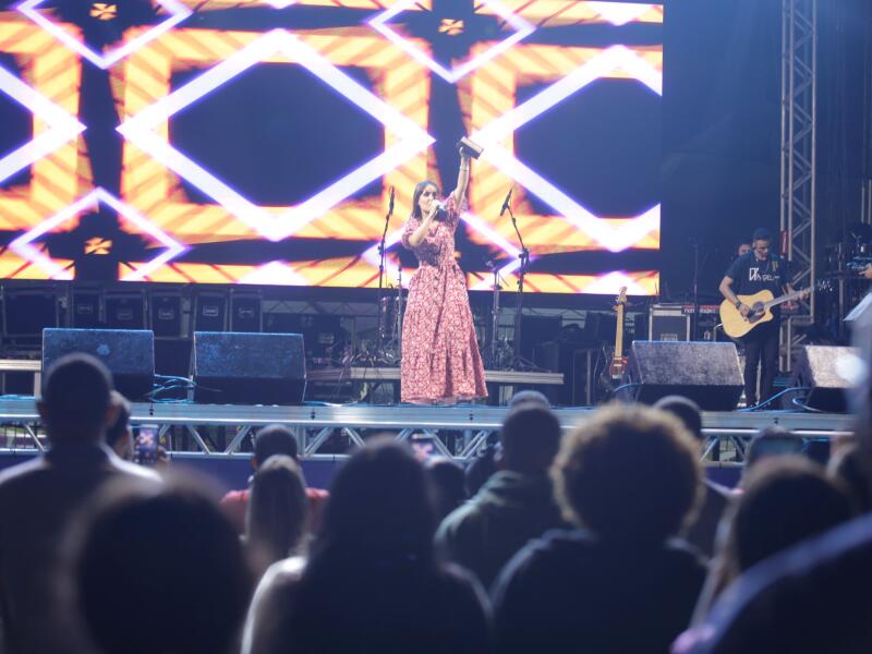 Bandas e artistas encantam público na primeira noite do 4º Festival Gospel de Fabriciano