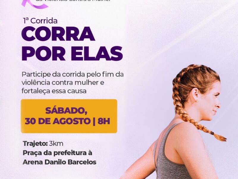 Corrida “Corra Por Elas” mobiliza Coronel Fabriciano no Agosto Lilás