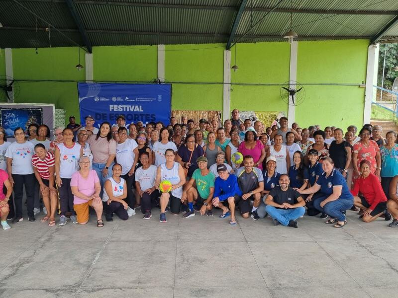 Festival de Esportes Vivaidade promove integração, saúde e qualidade de vida para idosos em Coronel Fabriciano