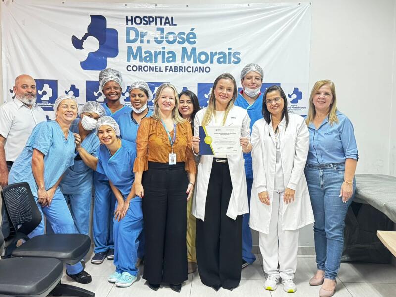 Hospital Dr. José Maria Morais recebe certificação da Epimed por qualidade e desempenho na UTI