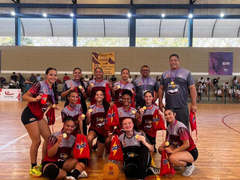 Coronel Fabriciano é campeã estadual do JEMG no Handebol Feminino e garante vaga na etapa nacional